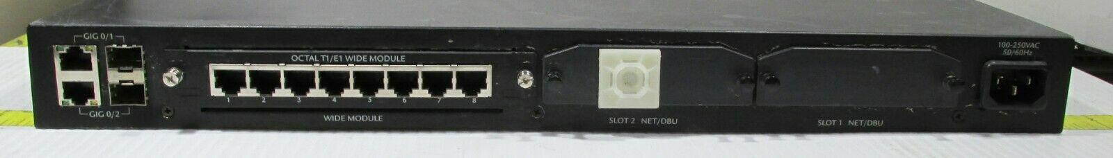 ADTRAN NetVanta 4430 3-Port Gigabit Wired Router 1700630G1 w/ Octal T1/E1 MODULE