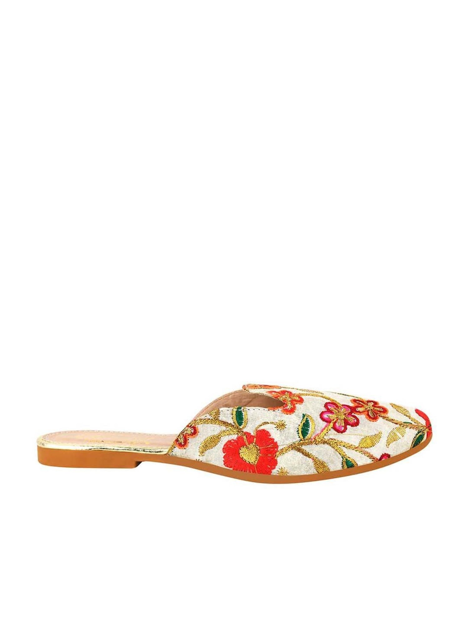 Shoetopia Kids Multicolor Mule Shoes
