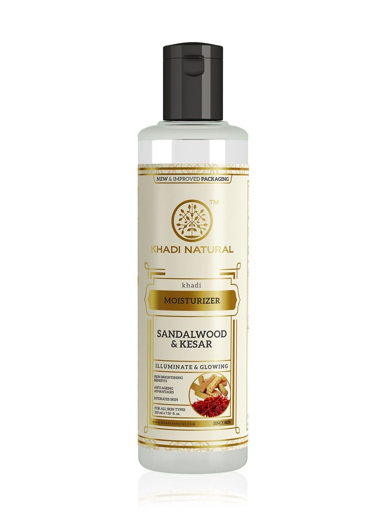 Khadi Natural Sandalwood & Kesar Moisturizer - 210 ml