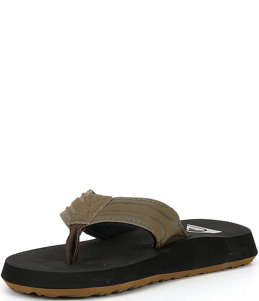 Quiksilver Boys' Monkey Wrench Suede Flip Flops (Toddler)