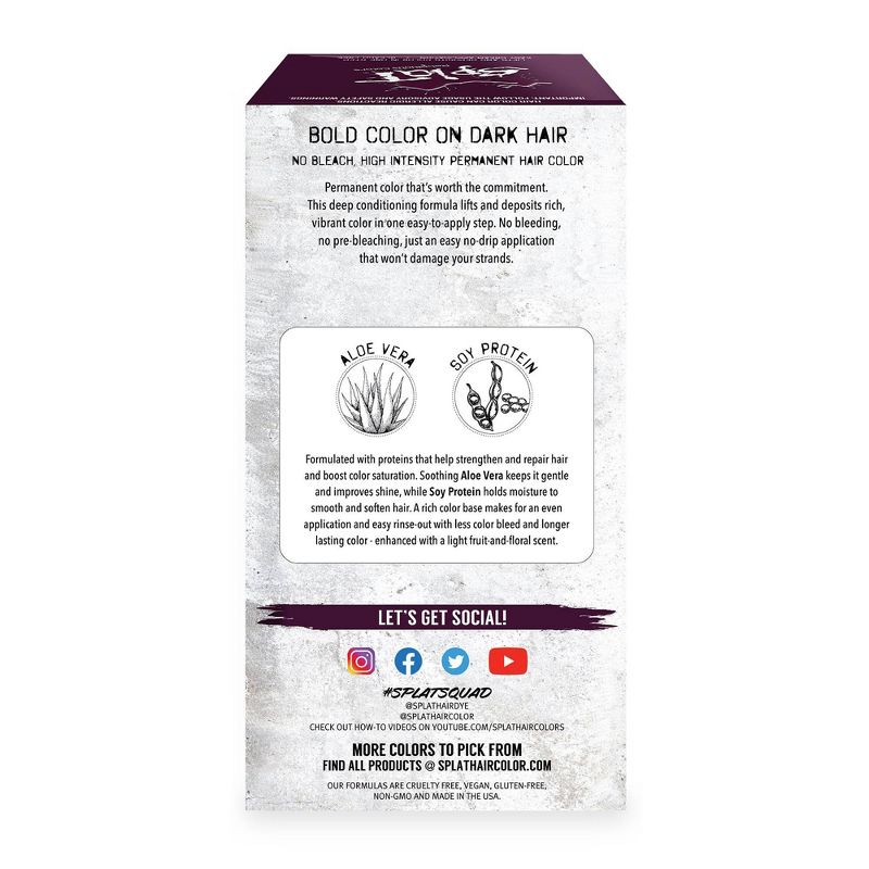 Splat Double Lift Permanent Color Purple