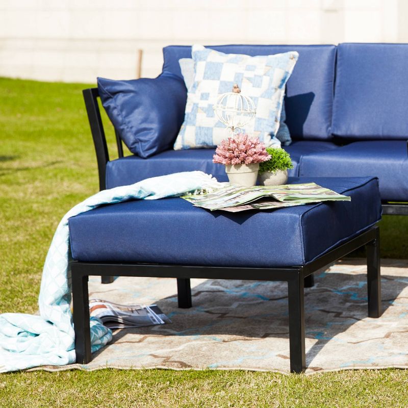 6pc Sectional Sofa Patio Conversation Set - Patio Festival