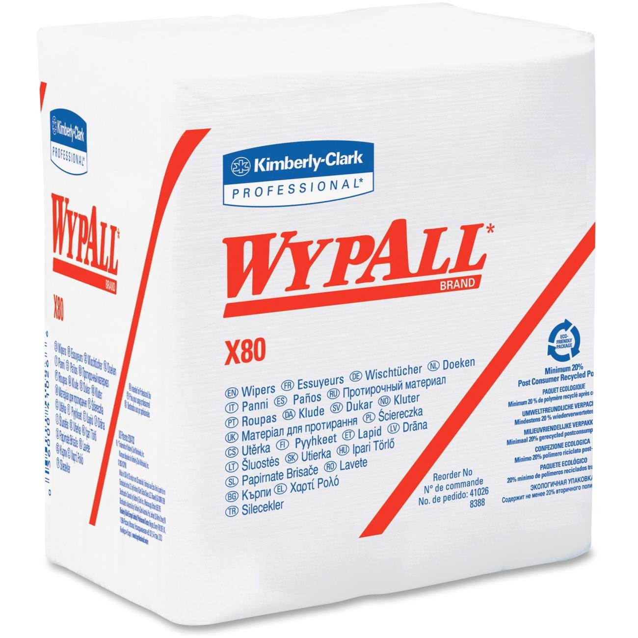 Wypall X80 Folded Wipers