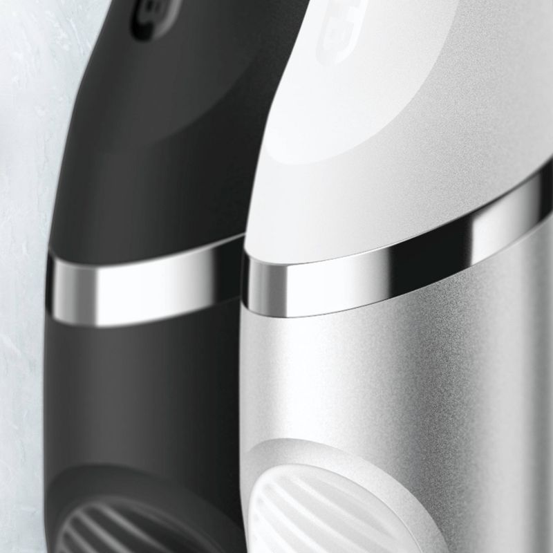 Oral-B Clic Toothbrush - Chrome Black with 1 Replaceable Brush Head and Magnetic Holder