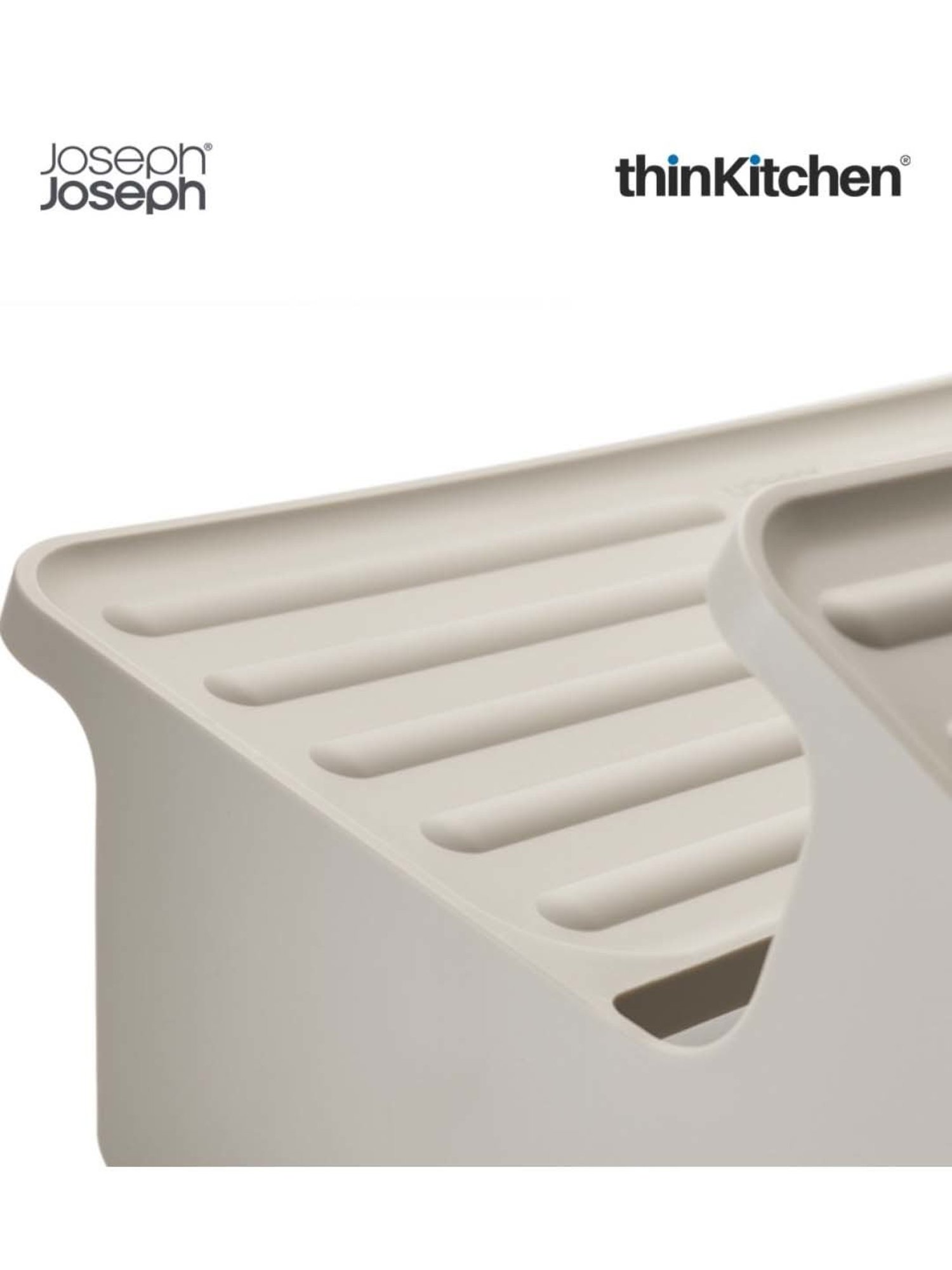 Joseph Joseph Ecru Polypropylene Shoe-In Large Space-Saving Shoe Rack