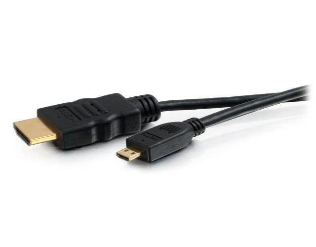 C2G 50615 6FT HIGH SPEED HDMI R TO HDMI MICRO CAB