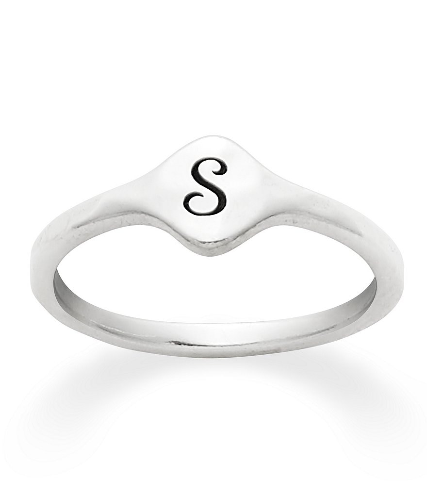 James Avery Petite Signet Initial Ring