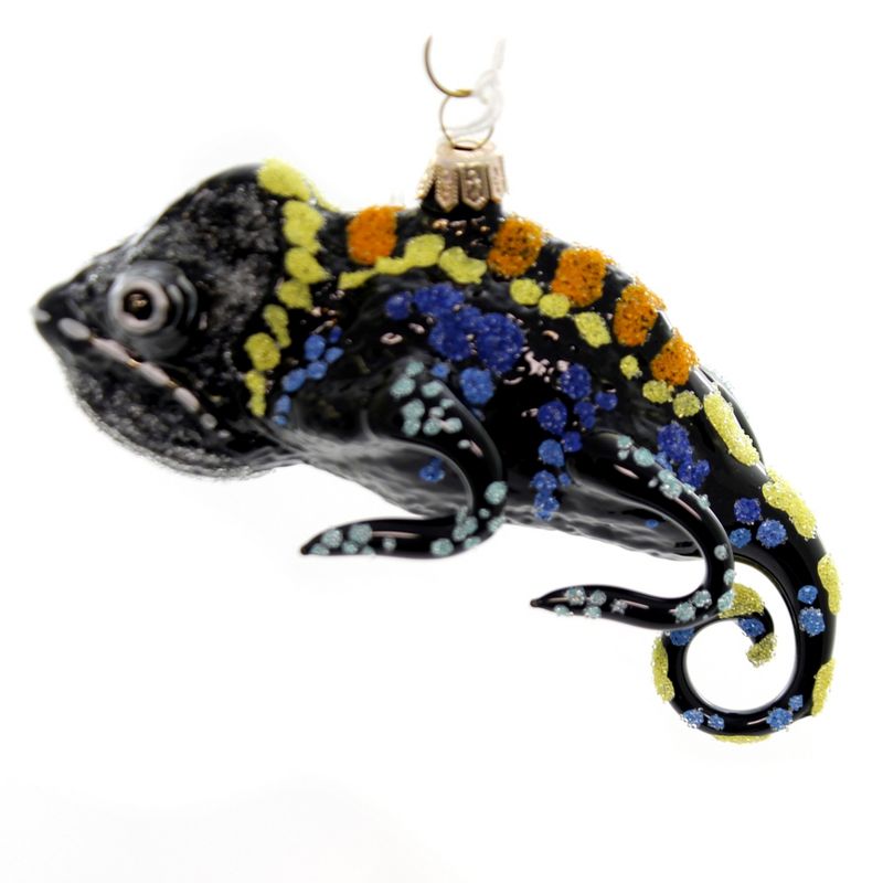 Morawski 2.75" Black Chameleon Poland  -  Tree Ornaments