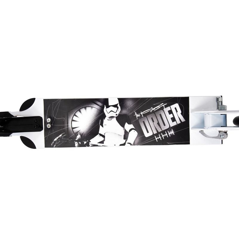 Huffy 78878 Star Wars First Order Stormtrooper Kids Folding Inline Foot Kick Scooter with Adjustable Handlebars