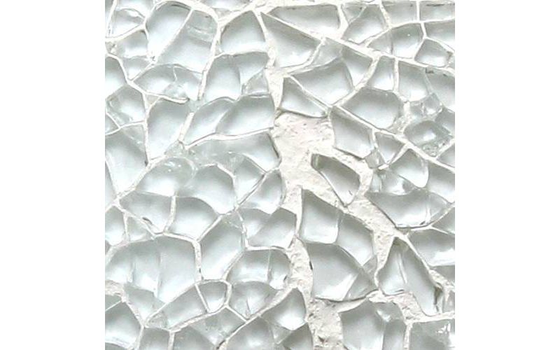 1 Light Mosaic Stone Ball Table Lamp White - Simple Designs