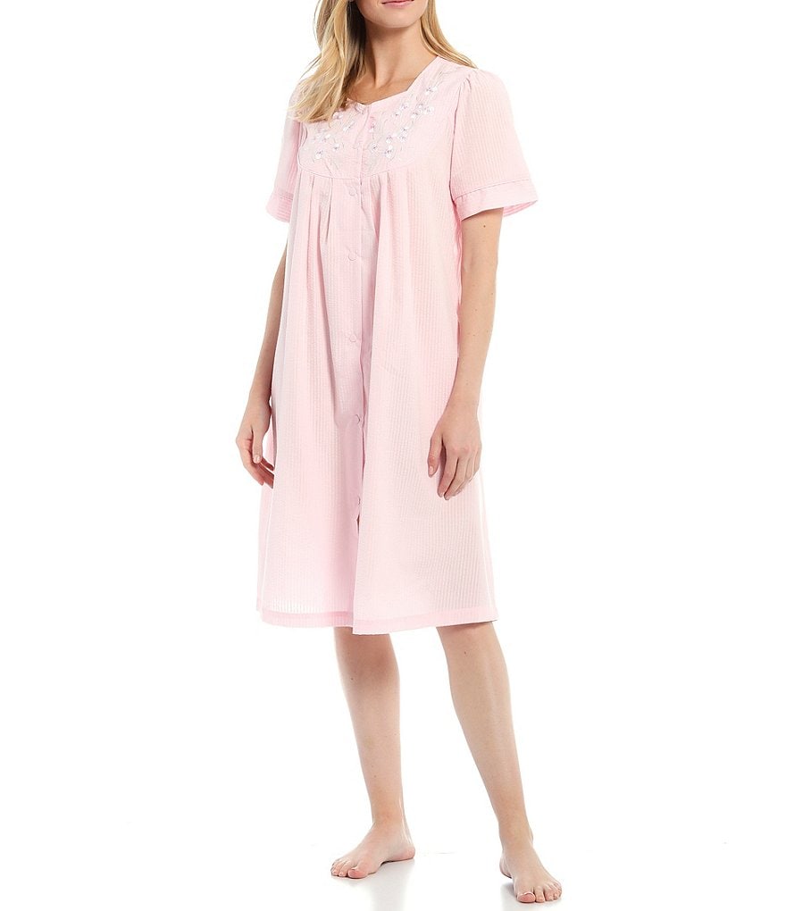 Lauren Ralph Lauren Paisley Print Satin Short Wrap Robe