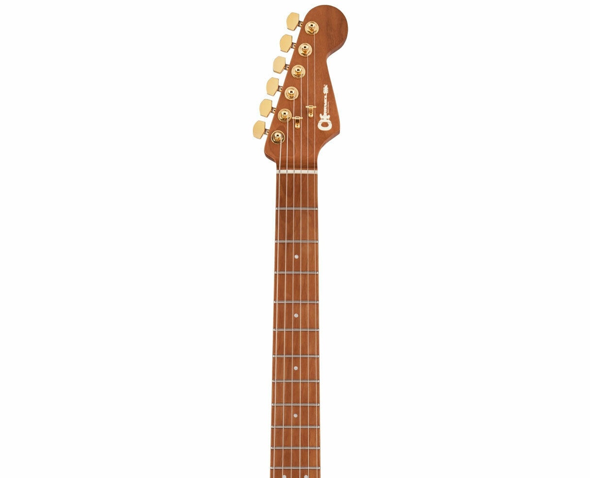 Charvel Pro-Mod DK24 HSH 2PT CM Caramelized Maple FB Mystic Blue