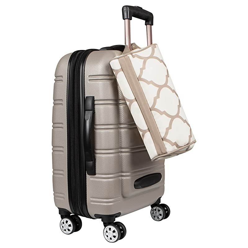 Designer Tablet Pillow Stand with Phone Pocket Beige Quatrefoil Fits Most Tablet Devices Style No 35516