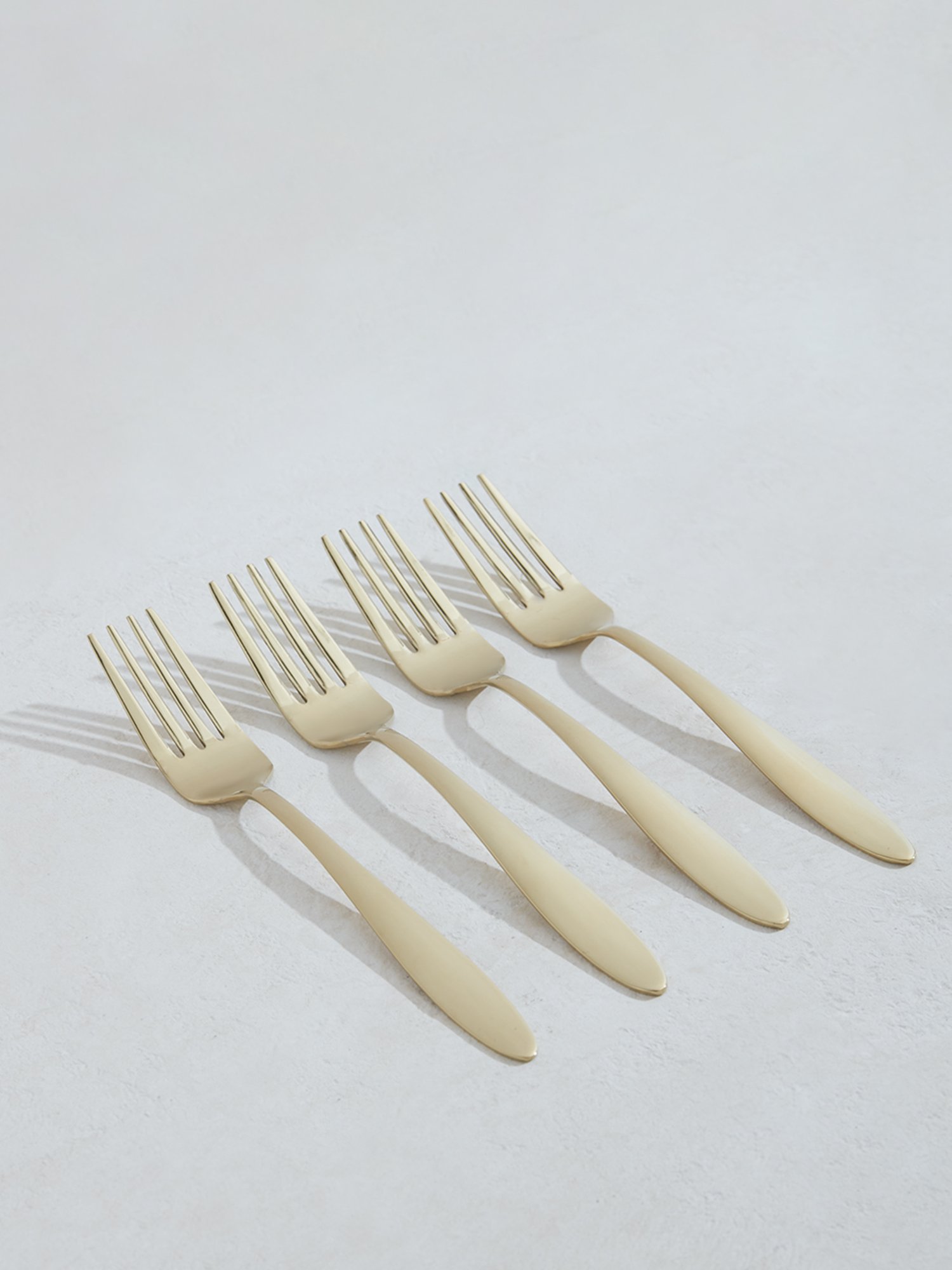 Westside Home Dull Gold Fork (Set of 4)