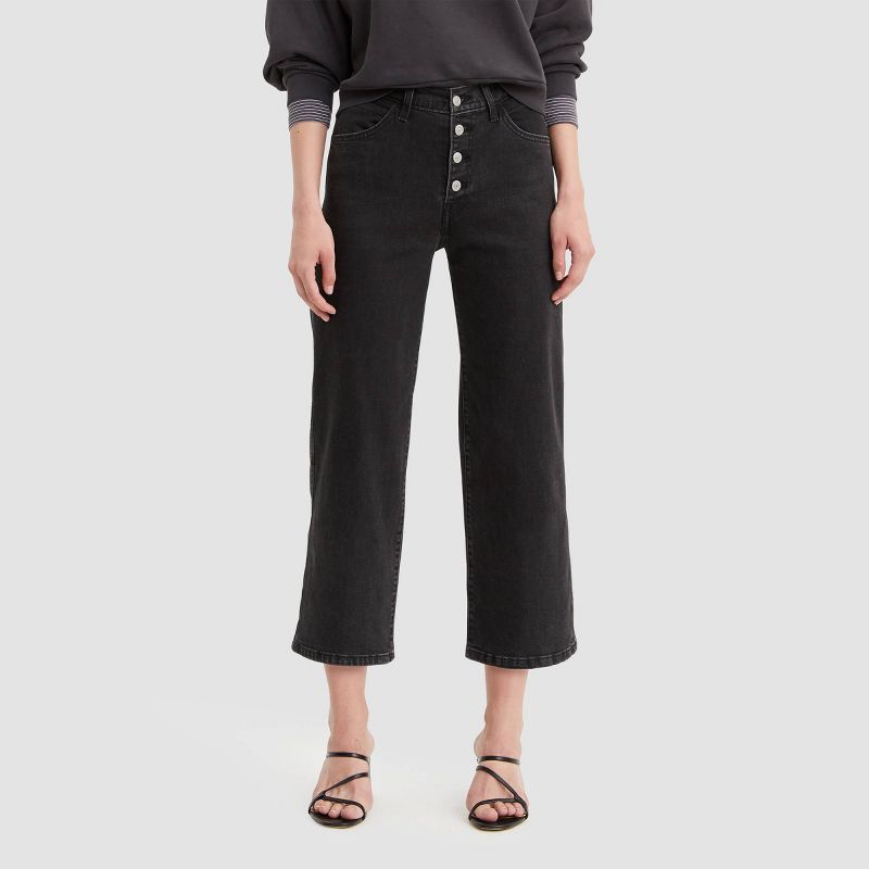 Levi's® Women's Mile High Wide Leg Cropped Jeans - Ash and Dust 32