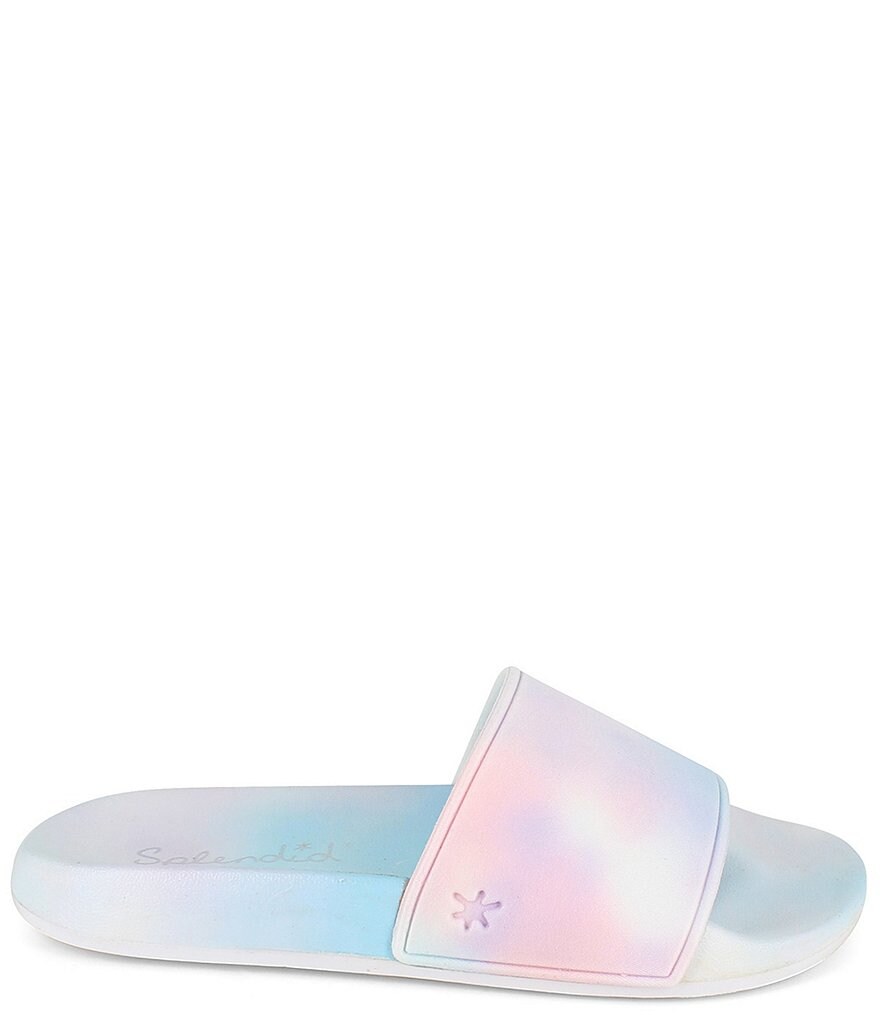 Splendid Ursa Tie-Dye Print Pool Slides