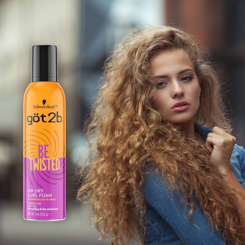 Got2B Twisted Air Dry Curl Foam - 8oz
