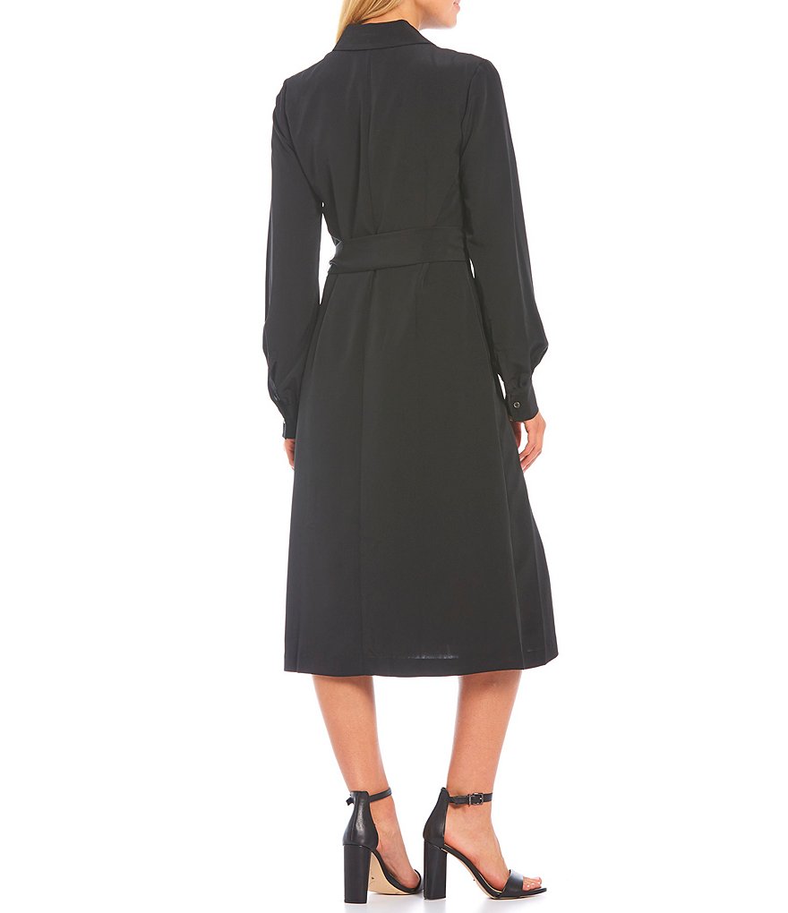 LDT Adrienne Long Sleeve Belted Dress