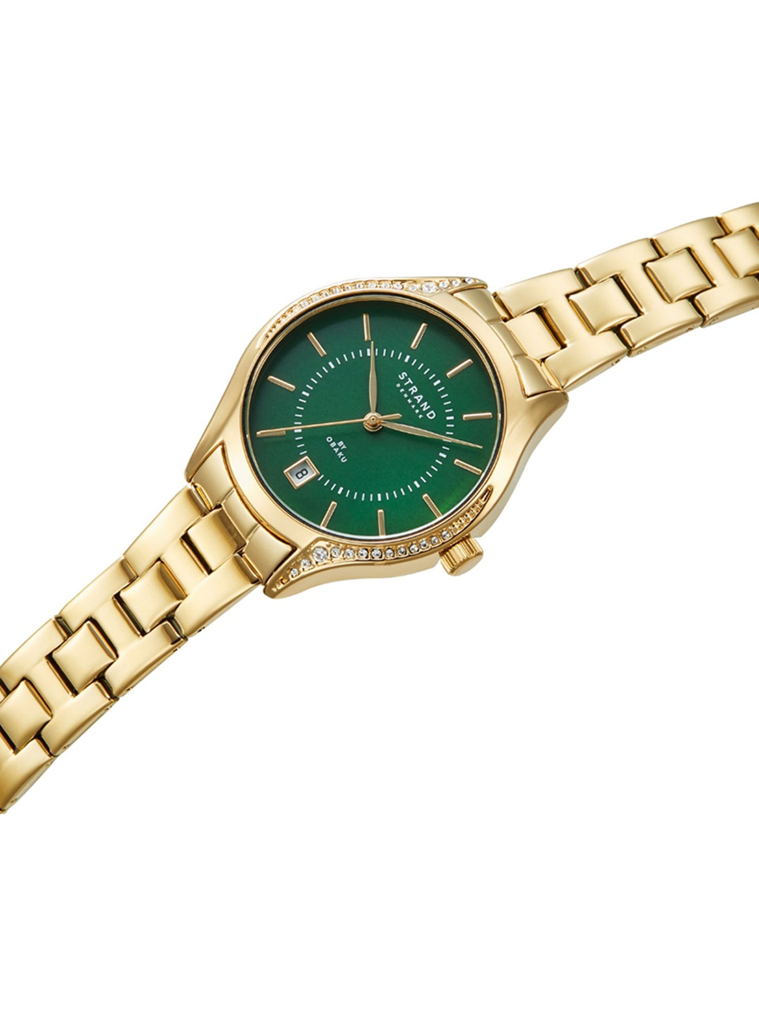 STRAND by Obaku S746LDGESG Varuna Sugar Analog Watch for Women