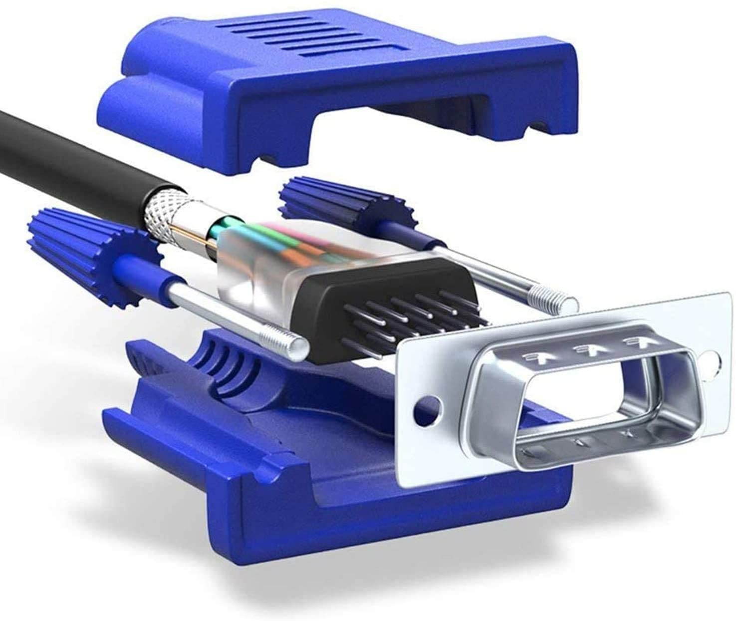 Pasow VGA to VGA Monitor Cable HD15 Male to Male for TV Computer Projector (3 Feet)