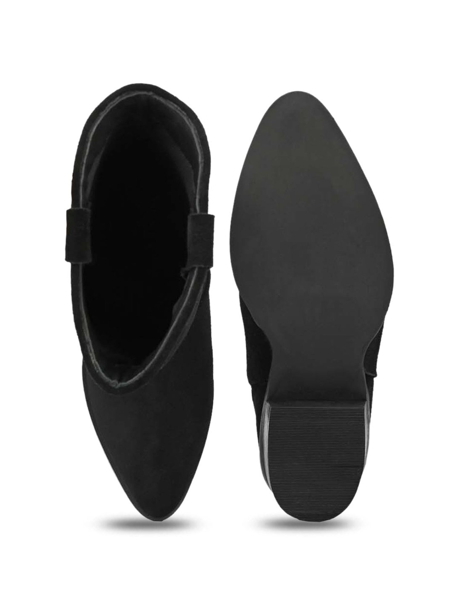 Carlo Romano Women's Black Casual Booties
