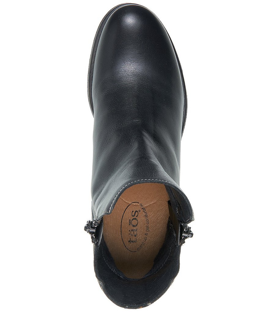 Taos Footwear Zip It Leather Booties