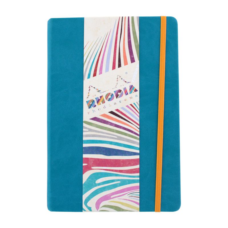 Rhodia Rhodiarama A5 Webnotebook, 5.5 in x 8.25, Lined,  Turquoise