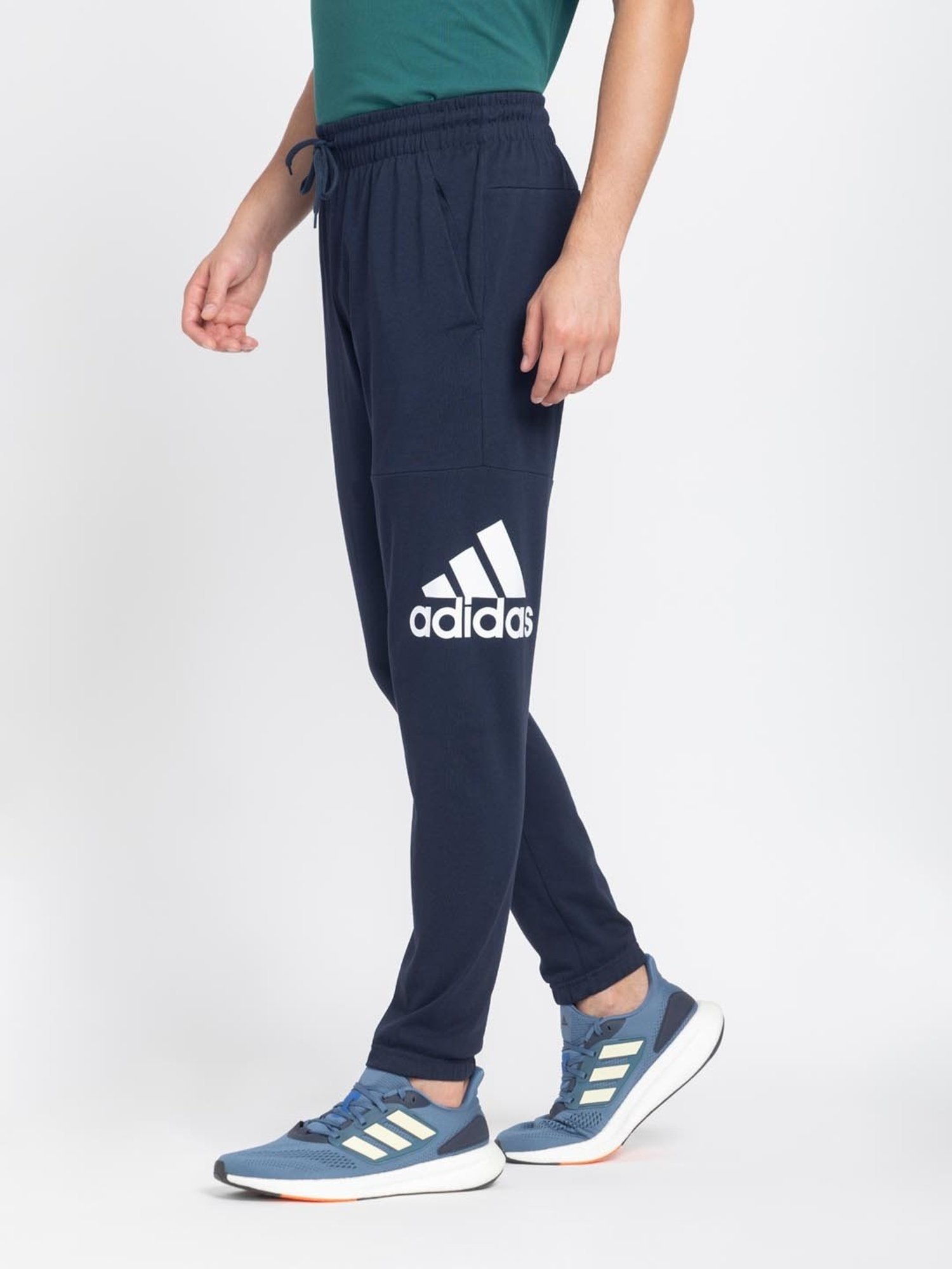 Basics Green Jogger Track Pant