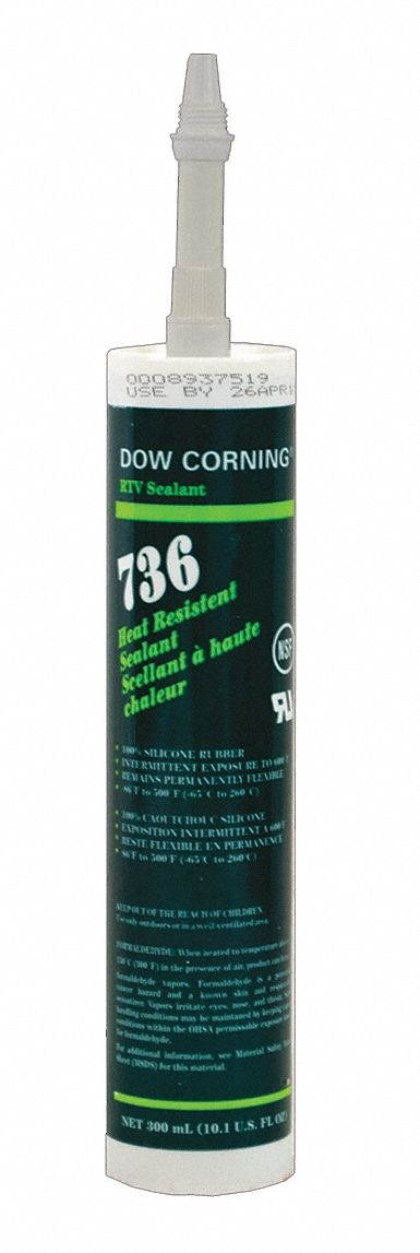 Dow Corning 208643312 736 Heat Resistant Sealant Pack of 12