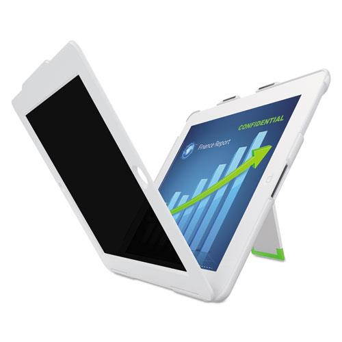 Leitz Landscape View Privacy Case w/ Stand for iPad 2/3/4, White
