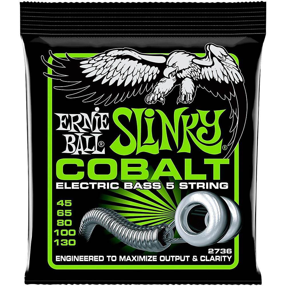 Ernie Ball Cobalt Slinky 5-String Bass, Regular Slinky