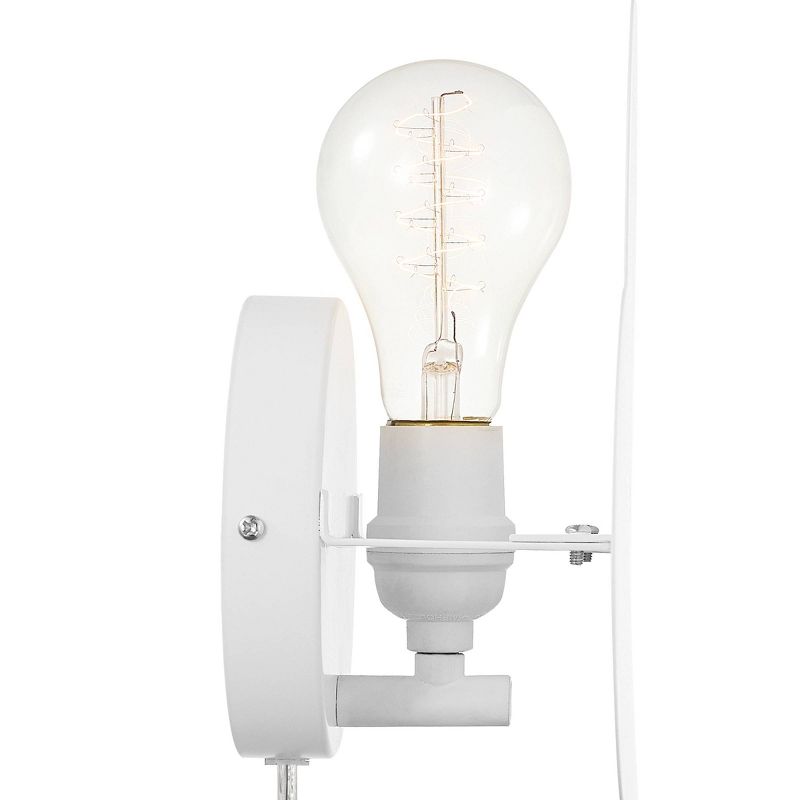 Nimbus 1-Light Matte White Floating Cloud Plug-In Wall Sconce - Novogratz x Globe