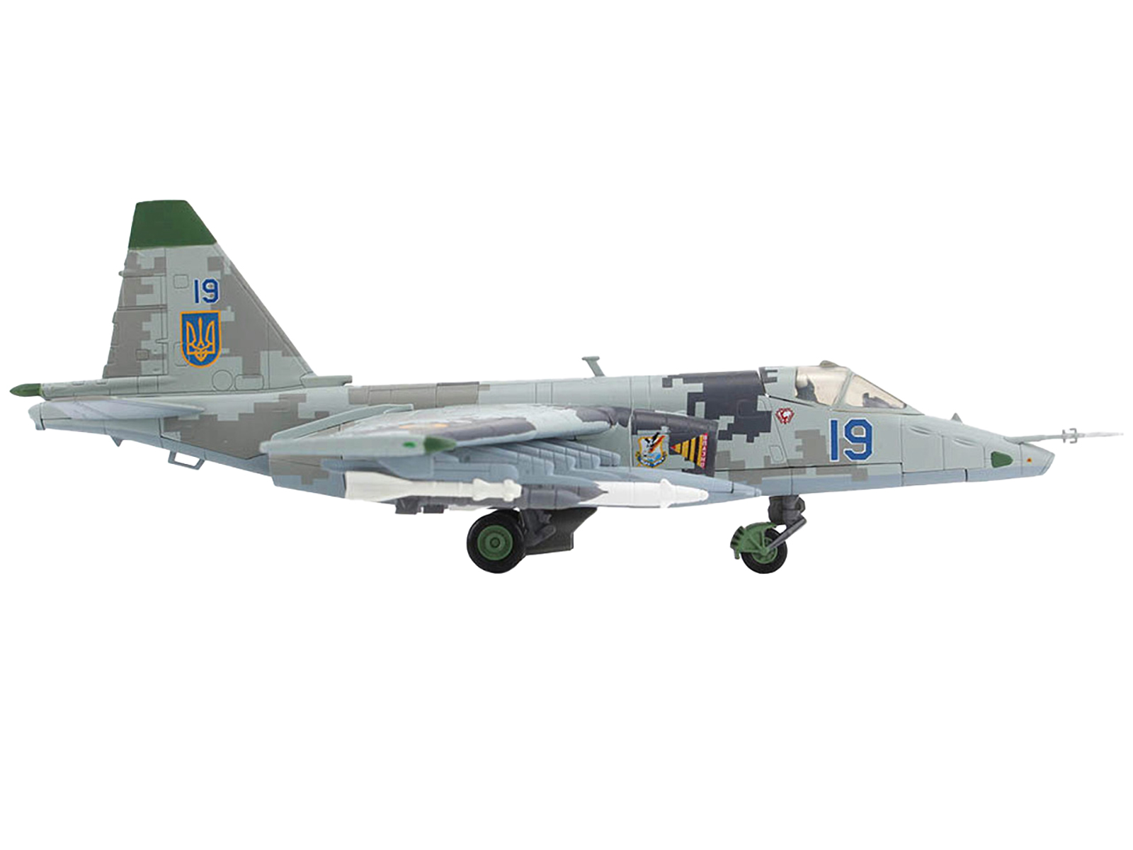 Sukhoi Su-24M Fencer-D Bomber Aircraft "Ukraine War" (2023) Ukrainian Air Force 1/72 Diecast Model by JC Wings