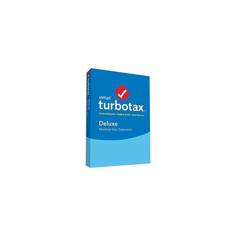 428970 Turbotax Deluxe Fed, State, E-File 2016, Old Version, for Pc/Mac, Traditional Disc