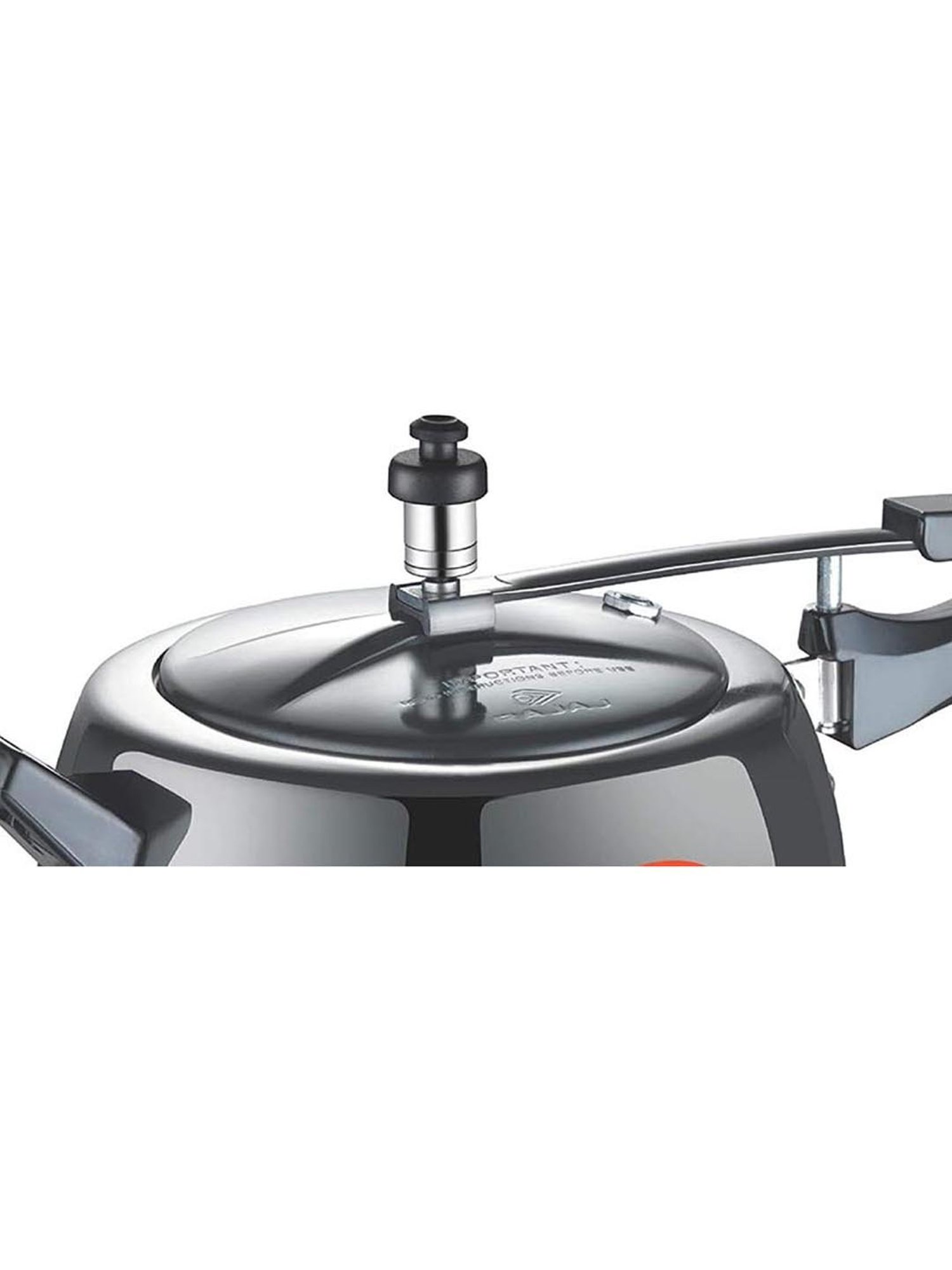 Bajaj PCX 63HD Black Aluminium 3 Ltr Pressure Cooker (ISI Certified) - Set of 1