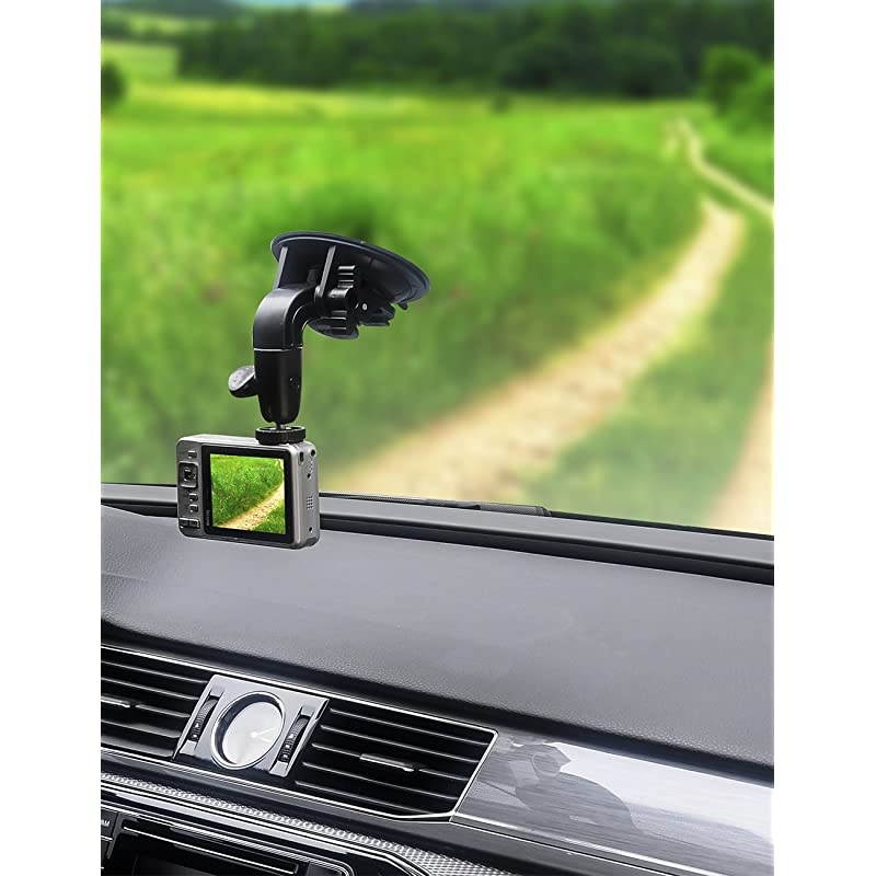 Suction Camera Mount with 14 Thread Metal Clamp