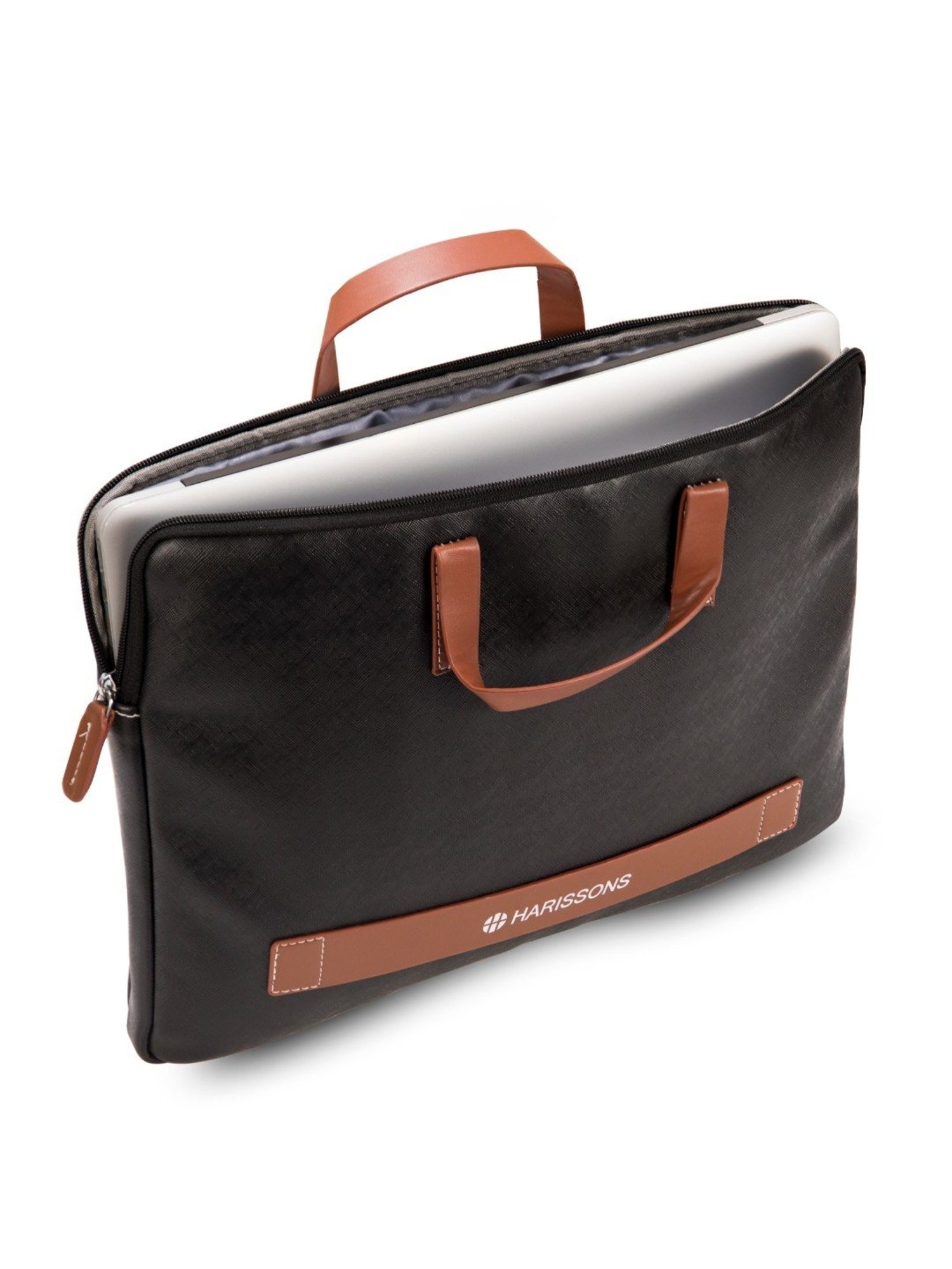 Harissons 15.6 inch Black Textured Small Laptop Sleeve