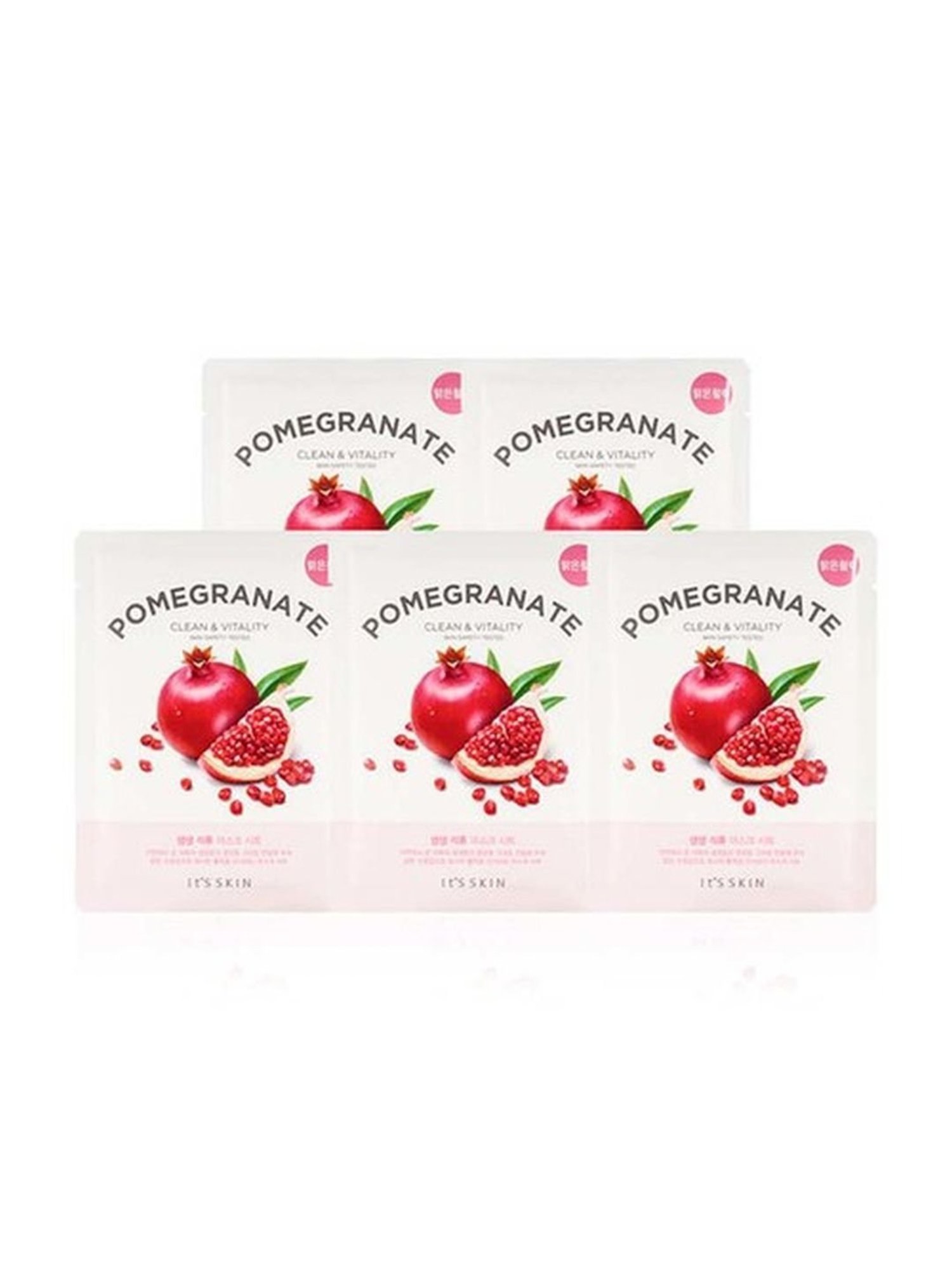 It's Skin The Fresh Mask Sheet-Pomegranate (Set of 5) - 20 ml