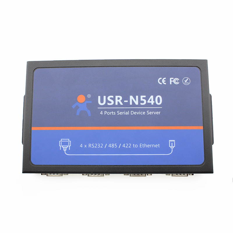 4 Serial Port RS232/RS485/RS422 to Ethernet Converter