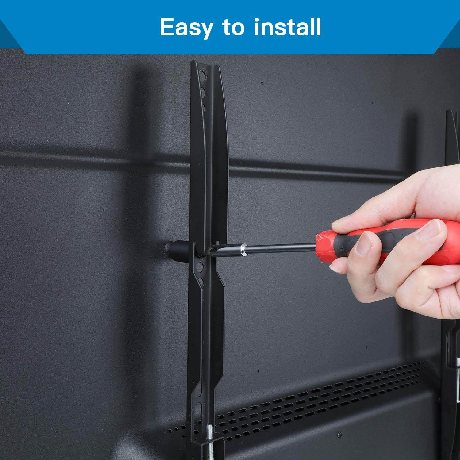 TV Mounting Hardware Screws M8 x 45mm Screws Bolts with 25mm Long Spacers for Samsung TVs Monitor Display M8 Screws for Samsung LG Vizio Philips Sony Bravia Sharps TV Wall Mount Bracket