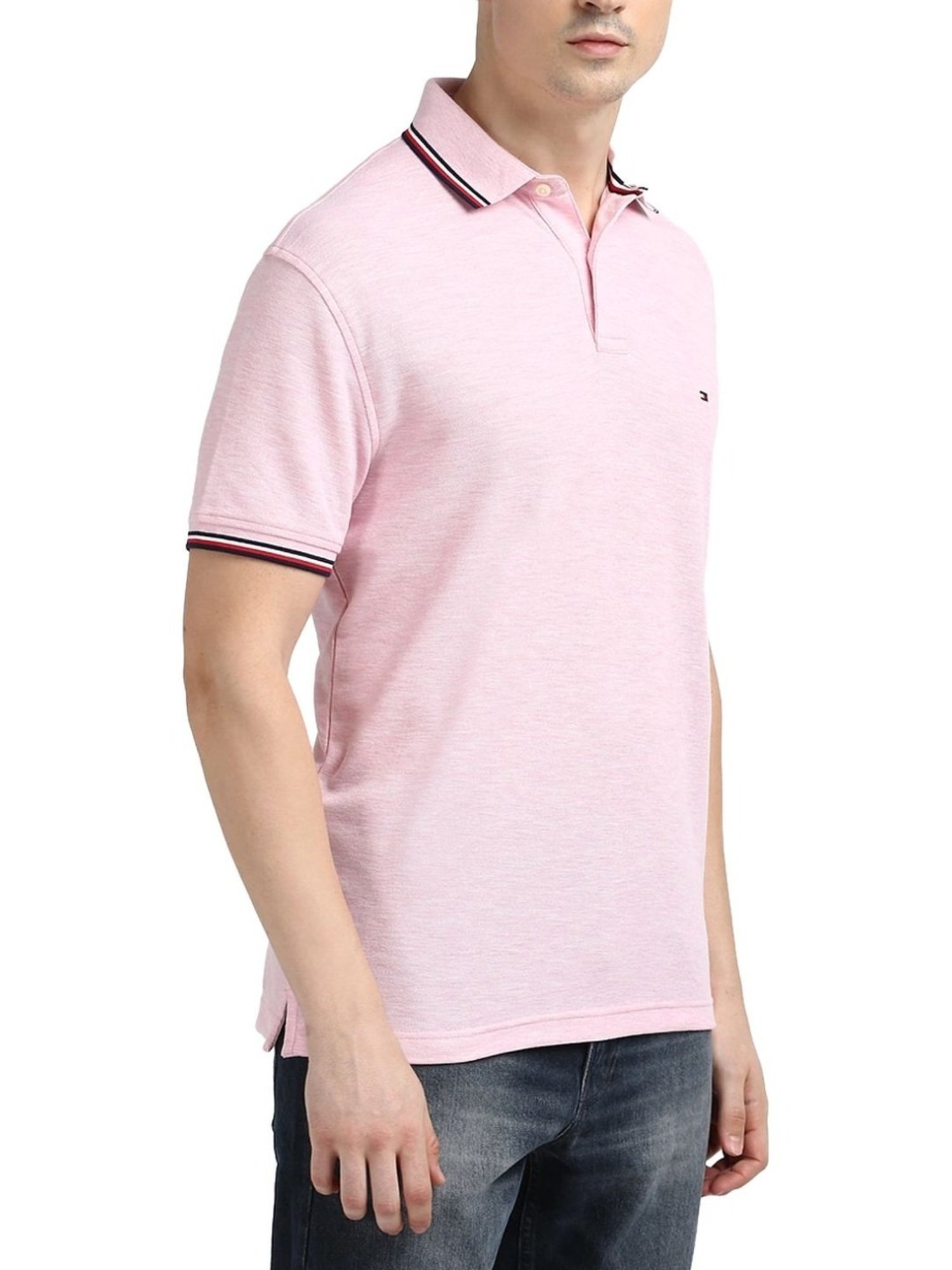Tommy Hilfiger Pink Regular Fit Polo T-Shirt