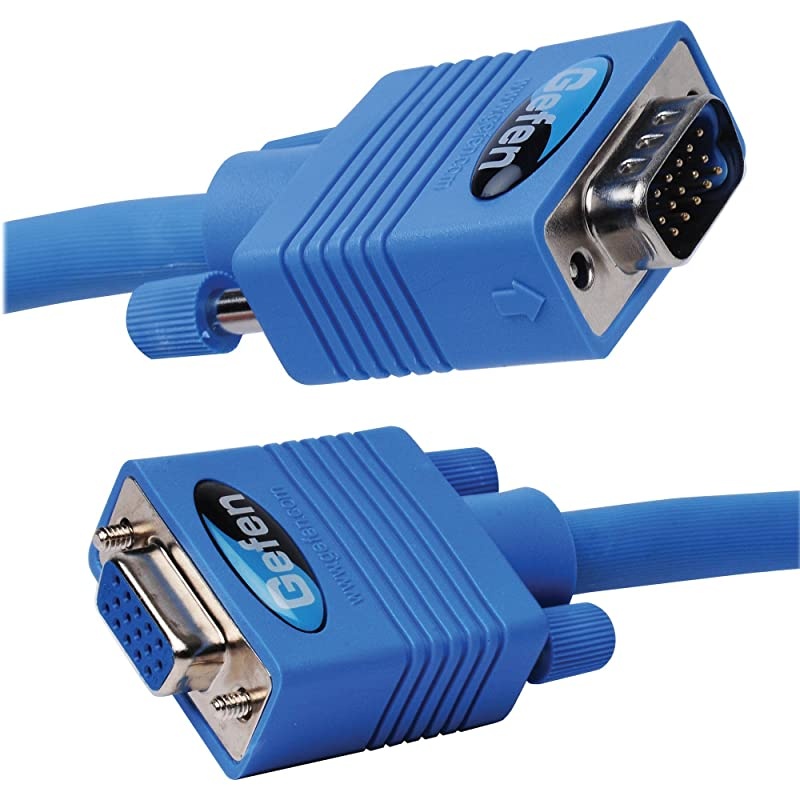 CABVGA6MF MaleFemale VGA to VGA Cable 6Feet 182 Meters Black