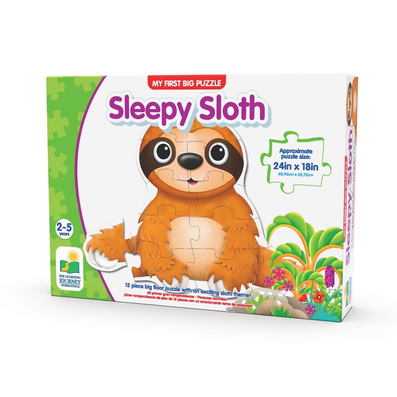 The Learning Journey My First Big Floor Puzzle Sleepy Sloth 12 pcs