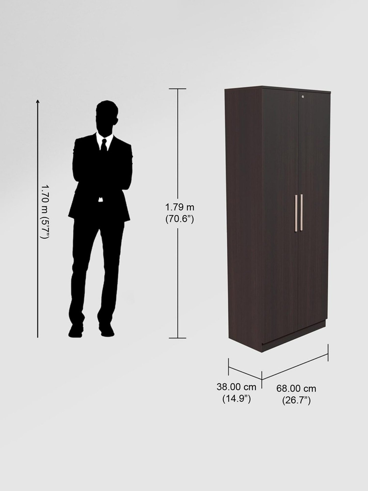 Delite Kom Metal Shoe Rack - 24" 10 Shelf, Double Decker, Ivory, PowderCoat, Wall Mount, DIY