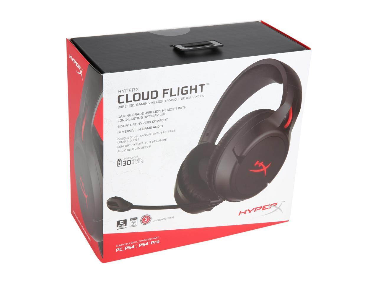 HyperX Cloud Flight 3.5mm/ USB Connector Circumaural Headset HX-HSCF-BK/AM