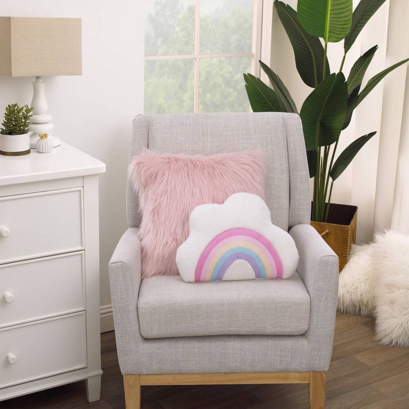 Little Love by NoJo Goat Throw Pillow