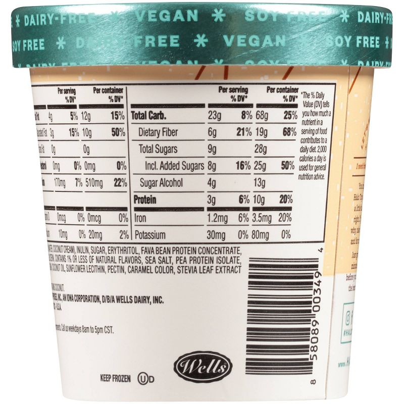 Halo Top Dairy-Free Sea Salt Caramel Frozen Dessert - 16oz