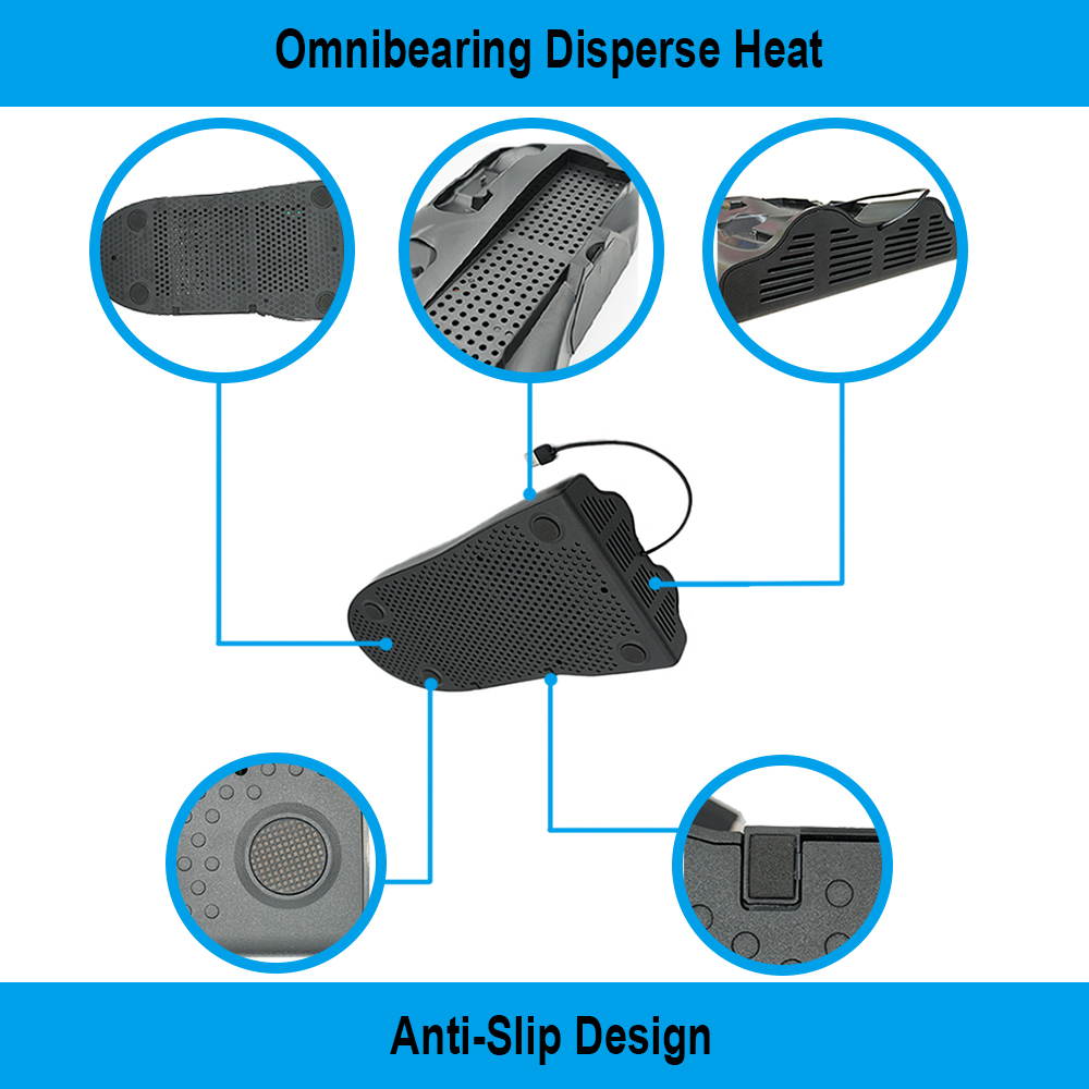 Multifunction Stand Vertical Stand Cooling Fan Charging Station Discs Storage for Xbox One X