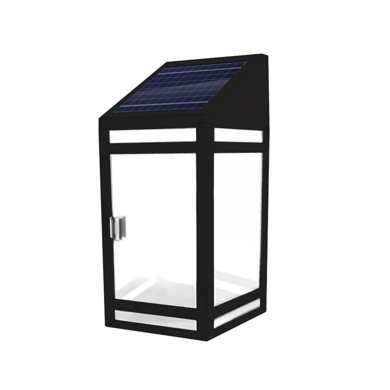 LED Solar Outdoor Wall Lantern with Frost Panel - Techko Kobot