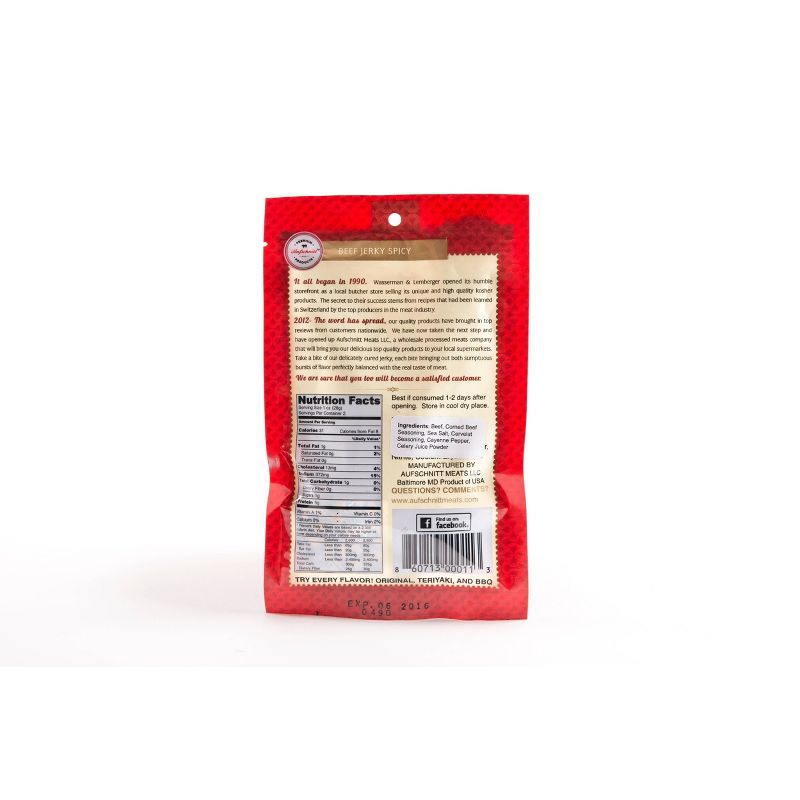 Aufschnitt Spicy Beef Jerky - 2oz
